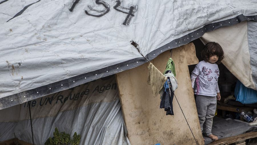 Jawad llegó hace una semana a Lesbos