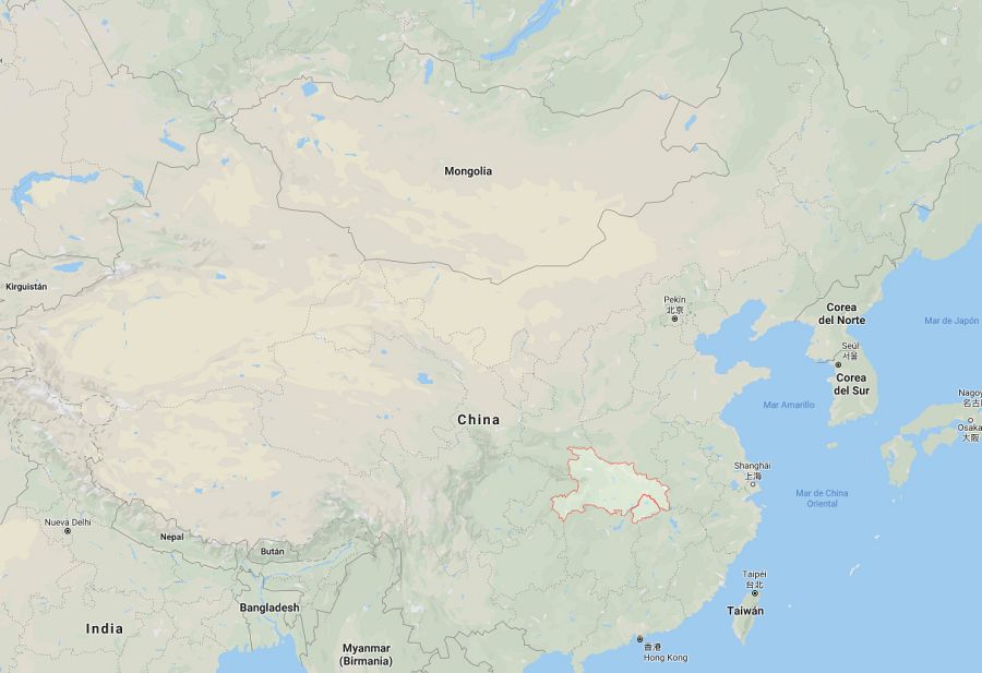 La provincia de Hubei, en China