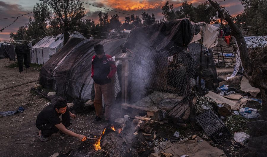 Olive Grove, la extensión informal erigida del campo de Moria