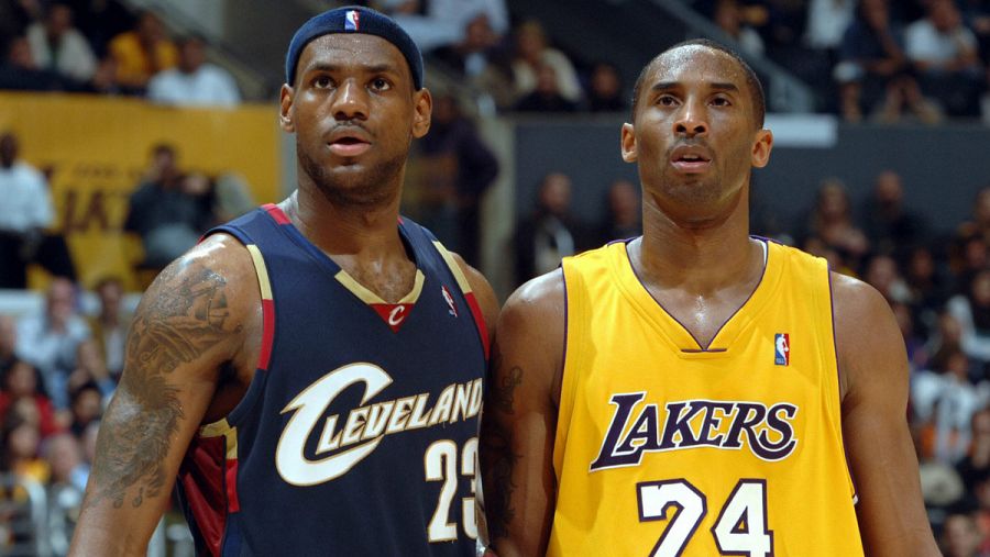 Kobe y LeBron, en 2007