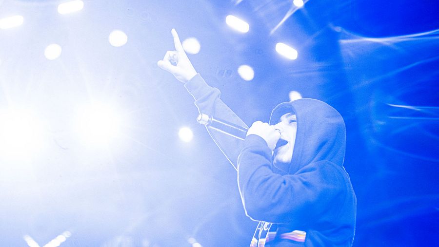 Trueno cantó su famoso freestyle