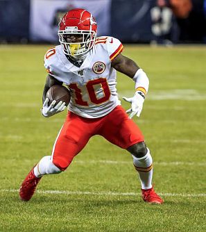 El receptor de los Chiefs Tyreek Hill