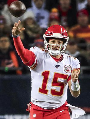 Patrick Mahomes, quarterback de Kansas.