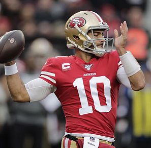 Jimmy Garoppolo, quarterback de San Francisco.