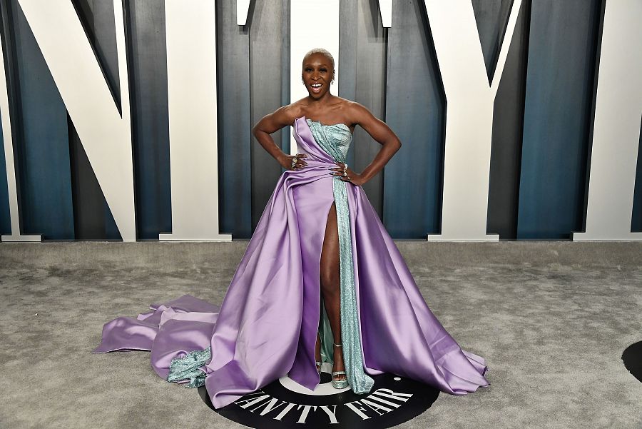 Cynthia Erivo en la fiesta Vanity Fair de los Oscar 2020