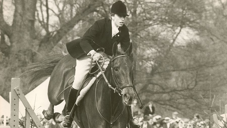 La princesa Ana del Reino Unido, presidenta de la FEI