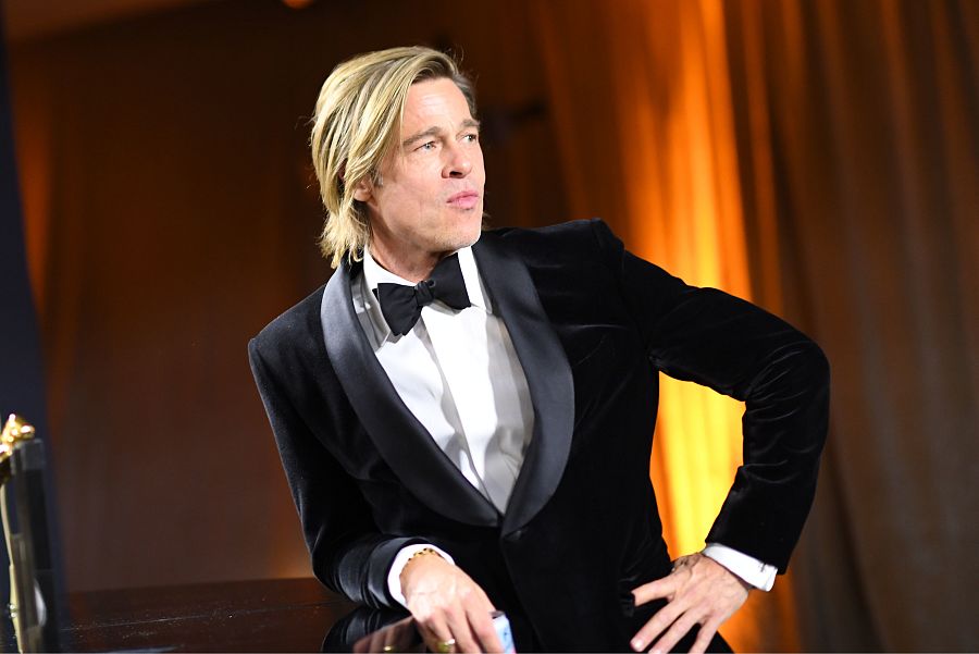Brad Pitt en la gala de los Oscar 2020