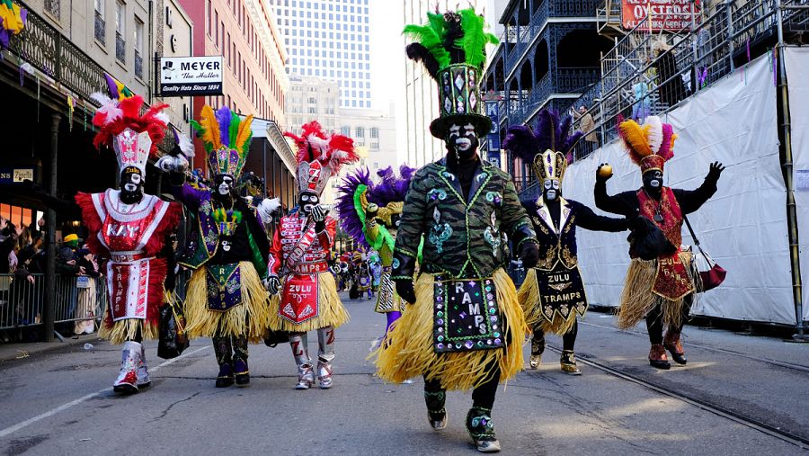 Desfile del carnaval de Mardi Gras, en Nueva Orleans, Luisiana (05/03/2019)