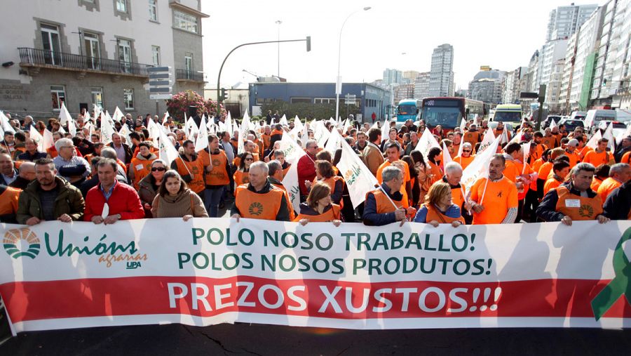 Concentración de Unións Agrarias en A Coruña