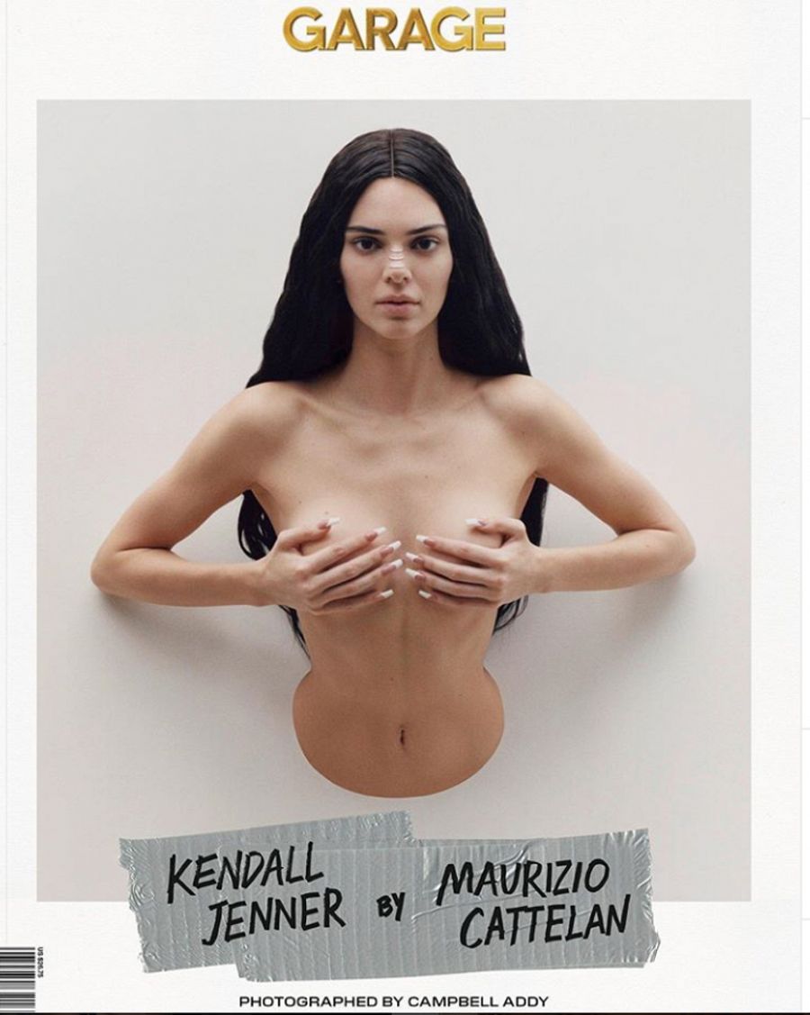 Kendall en la portada de Garage Magazine