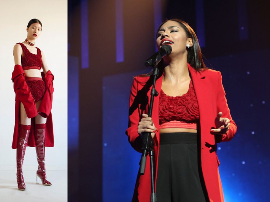 Nía vestida por Victor von Schwarz