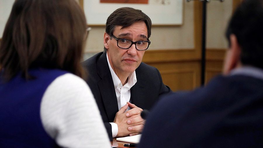 El ministro de Sanidad, Salvador Illa.