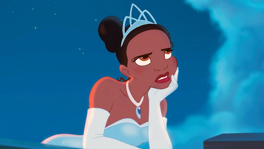 Tiana, princesa Disney de la película 'Tiana y el sapo' (2009).