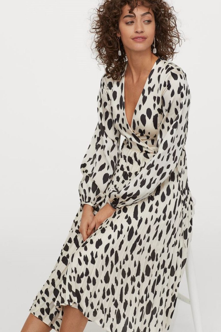 Vestido camisero estampado