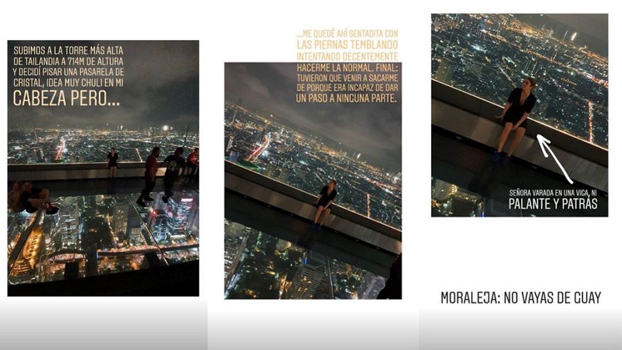 Historias de Blanca Suárez contando su anécdota en Tailandia