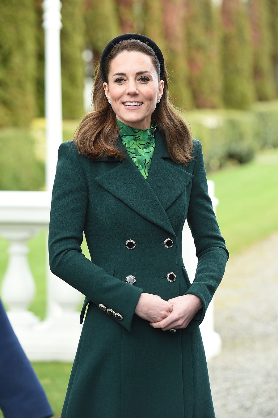 La duquesa de Cambridge ha apostadopor el color verde en su visita a Irlanda
