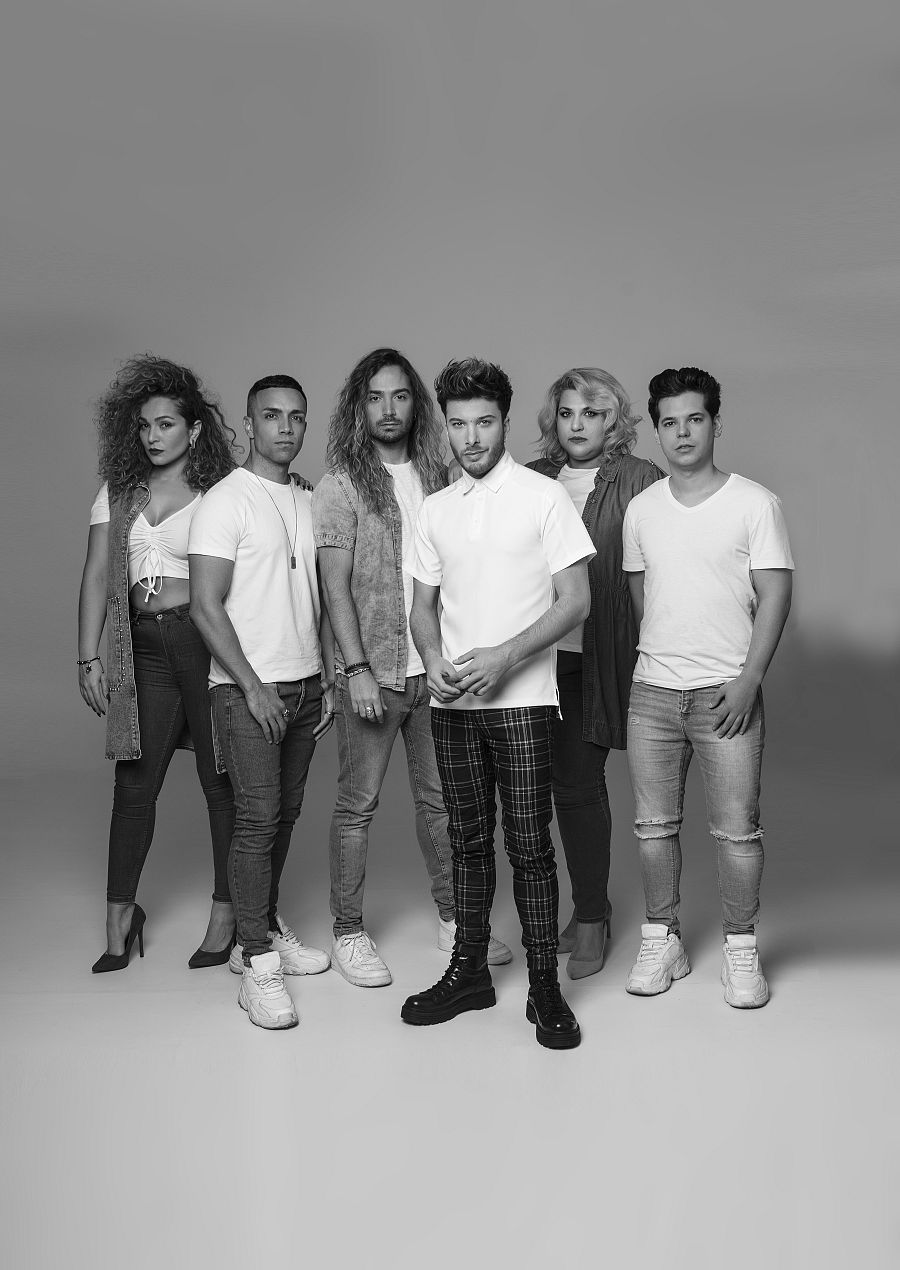 Blas Cantó presenta a su equipo para Eurovisión en Róterdam