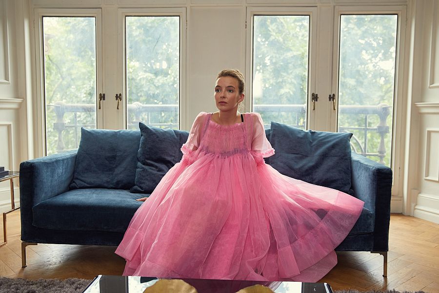 La asesina a sueldo Villanelle (Jodie Comer) en el segundo capítulo de 'Killing Eve'