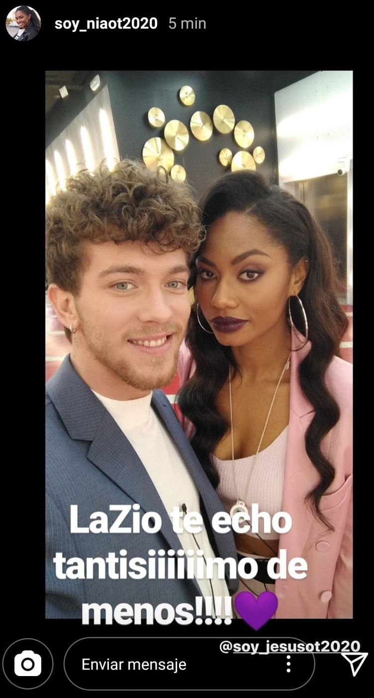 Nia le ha dedicado un mensaje a Jesús en Instagram diciéndole que le echa de menos