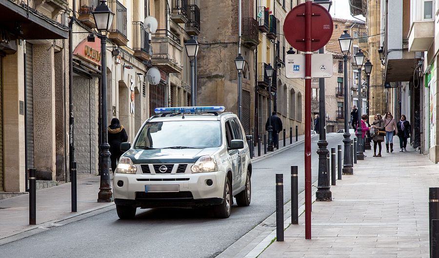 Una calle de la ciudad riojana de Haro (La Rioja).
