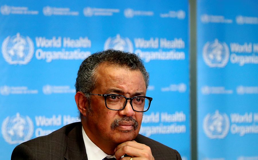 El director general de la OMS, Tedros Adhanom Ghebreyesus.