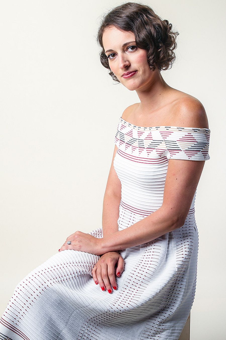 Phoebe Waller Bridge posando para un retrato en Beverly Hills, 2016