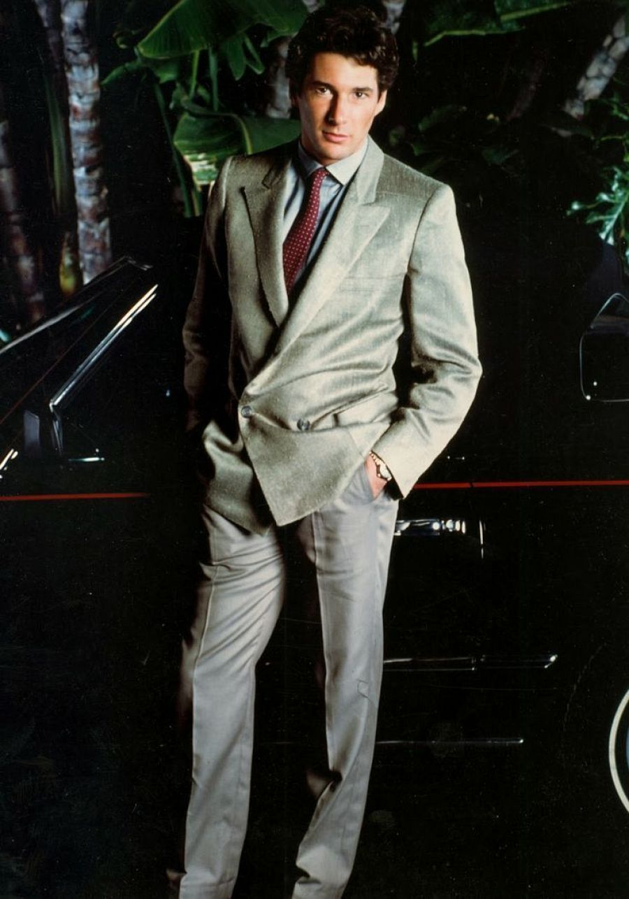 Armani vistió a Richard Gere en American Gigolo.
