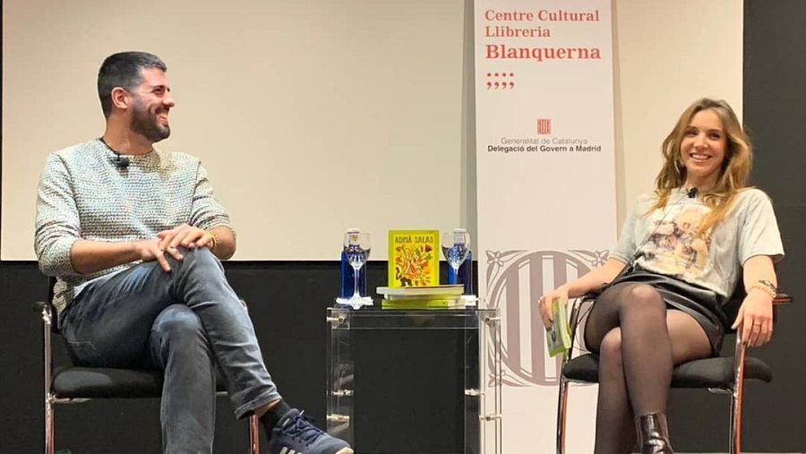 Imagen: Presentación de Salsa en Madrid, el primer libro de Adrià Salas