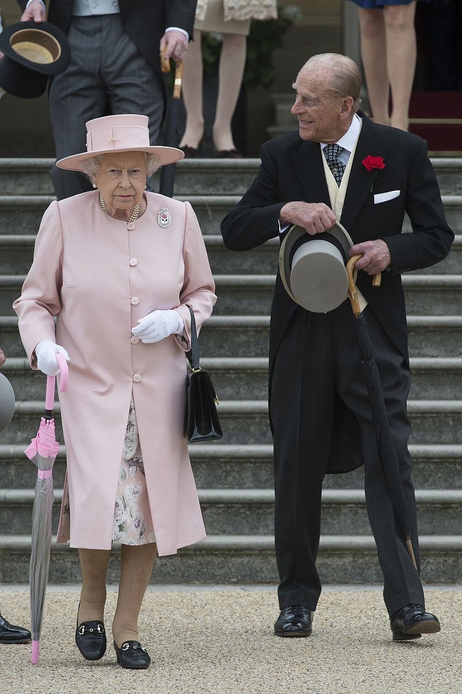 La reina Isabel II y el príncipe Felipe