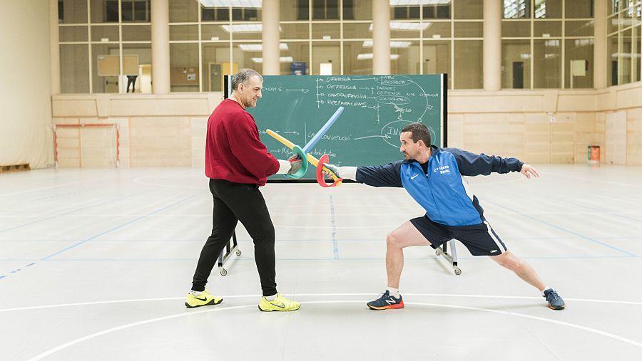 Imatge d'un dels esports que es duu a terme al centre