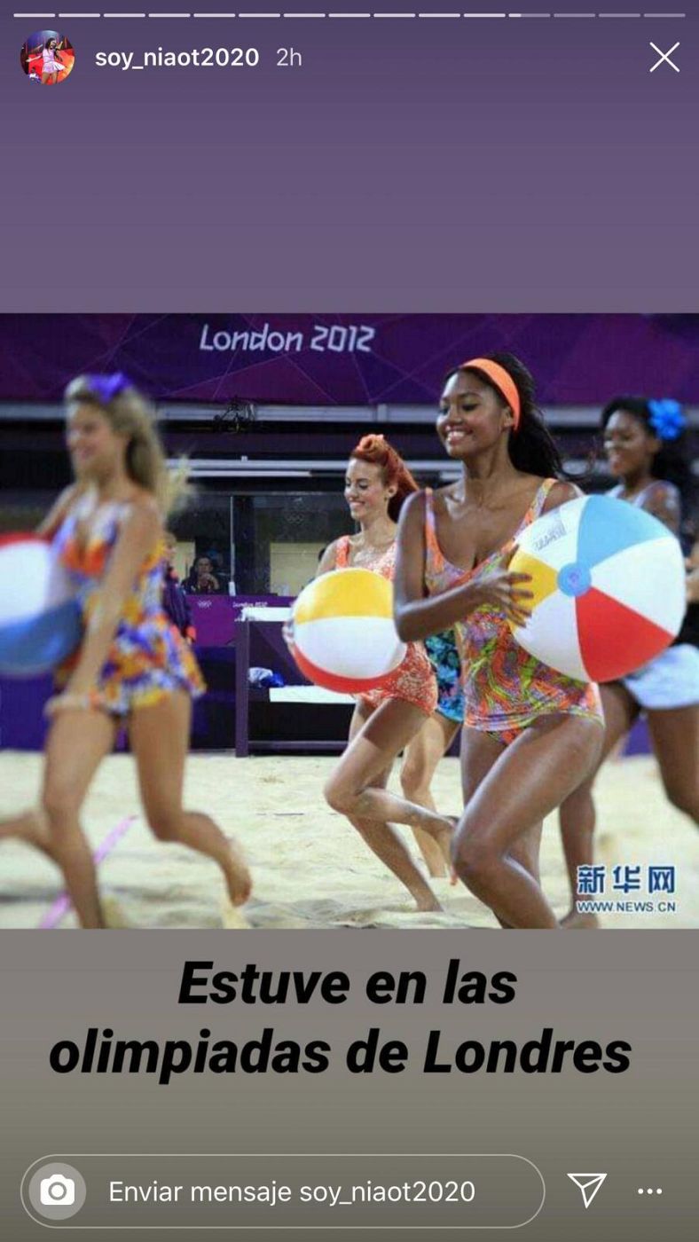 Nia en las Olimpiadas de Londres