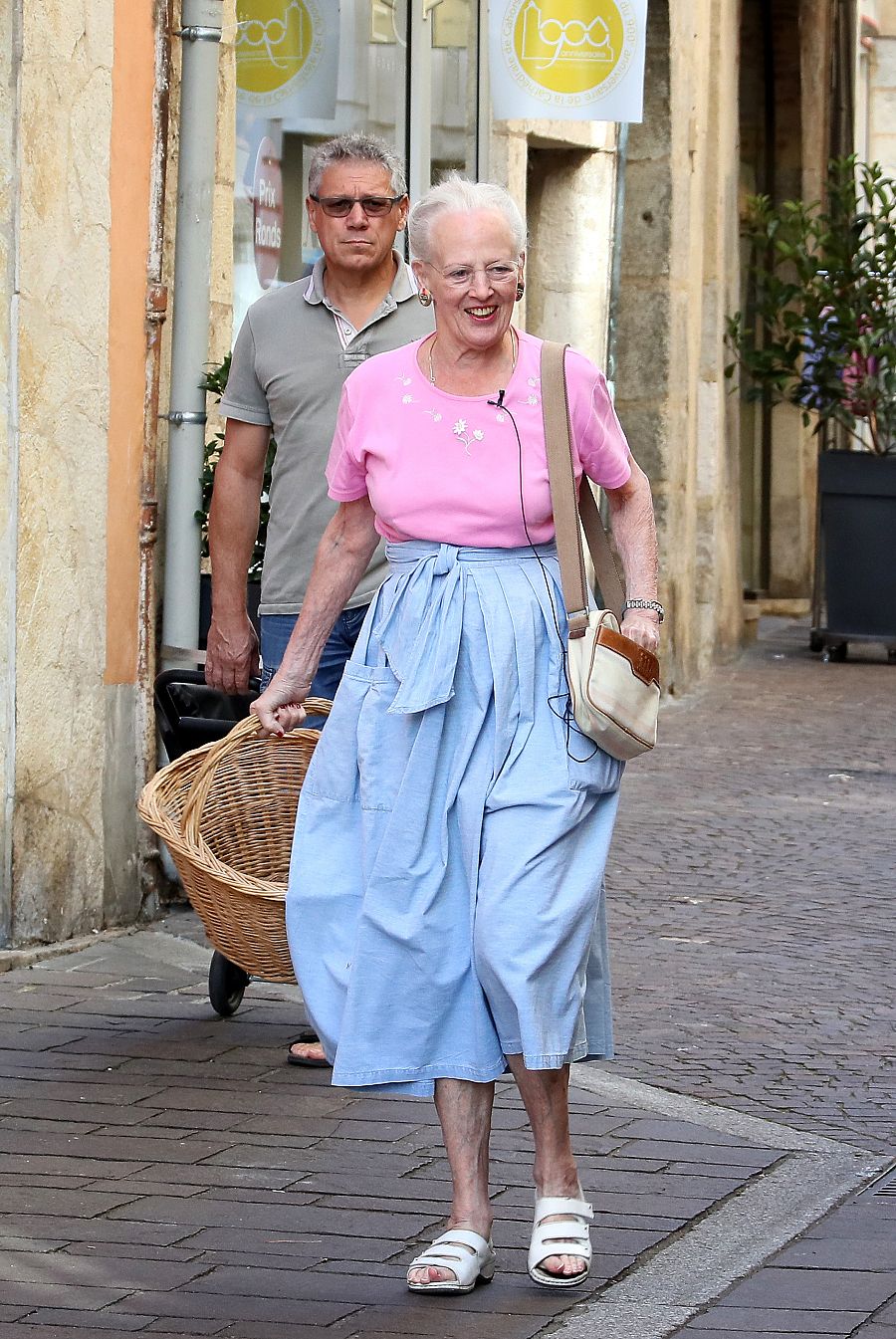La reina Margarita II en Cahors (Francia)