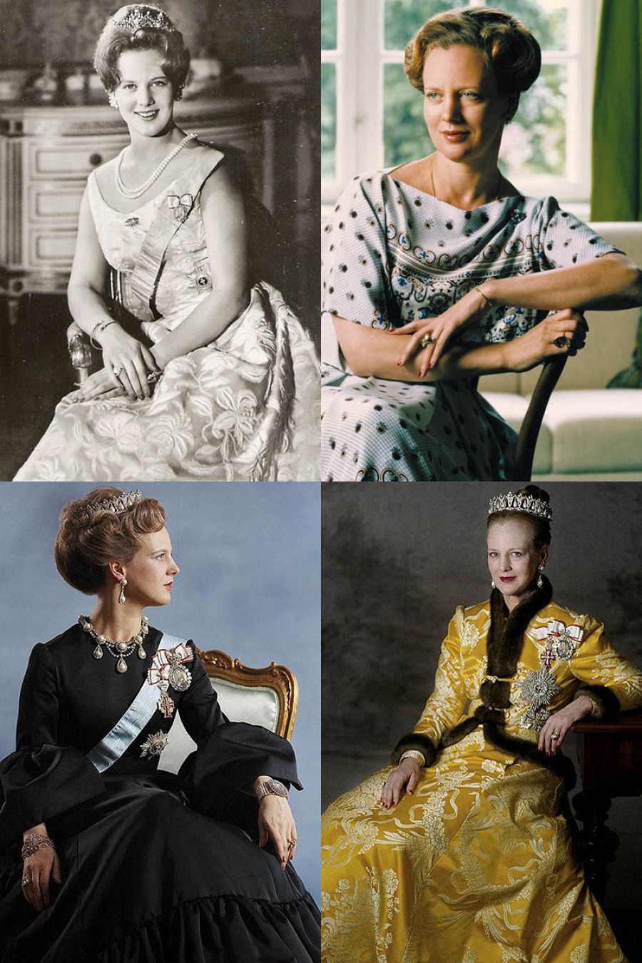 La reina Margarita  de Dinamarca