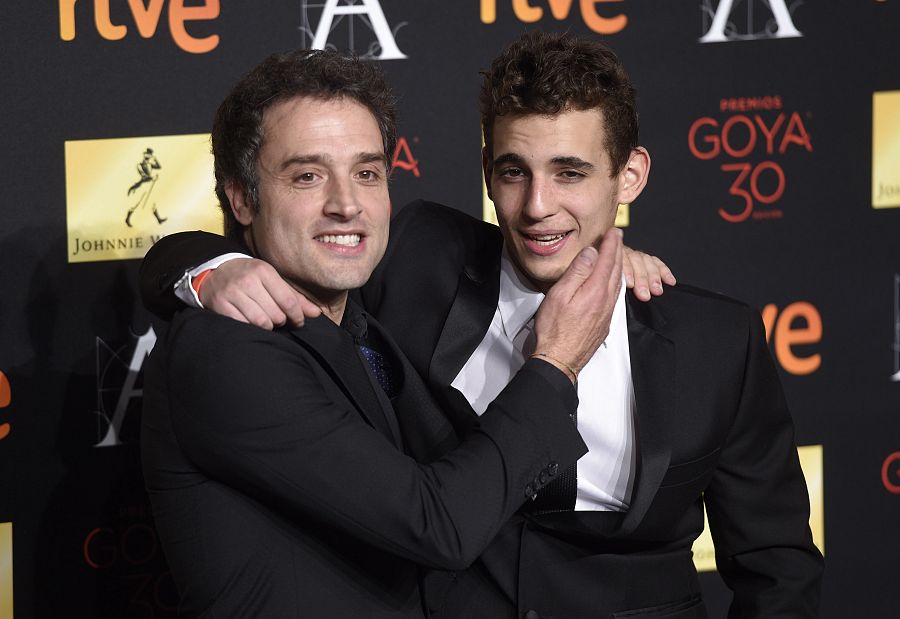 Daniel Guzmán y Miguel Herrán en la 30 Edición de la Gala de los Goya