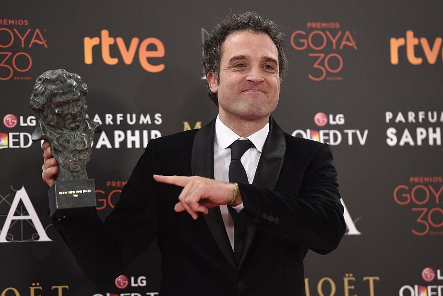 Daniel Guzmán en la 30 Edición de la Gala de los Goya, el 6 de febrero de 2016