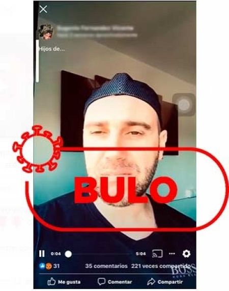 Captura del vídeo en el que se lanza este bulo sobre el coronavirus en África y los países cercanos a China.