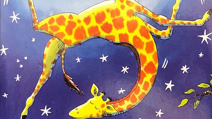 Ilustración del cuento 'Las jirafas no saben bailar'