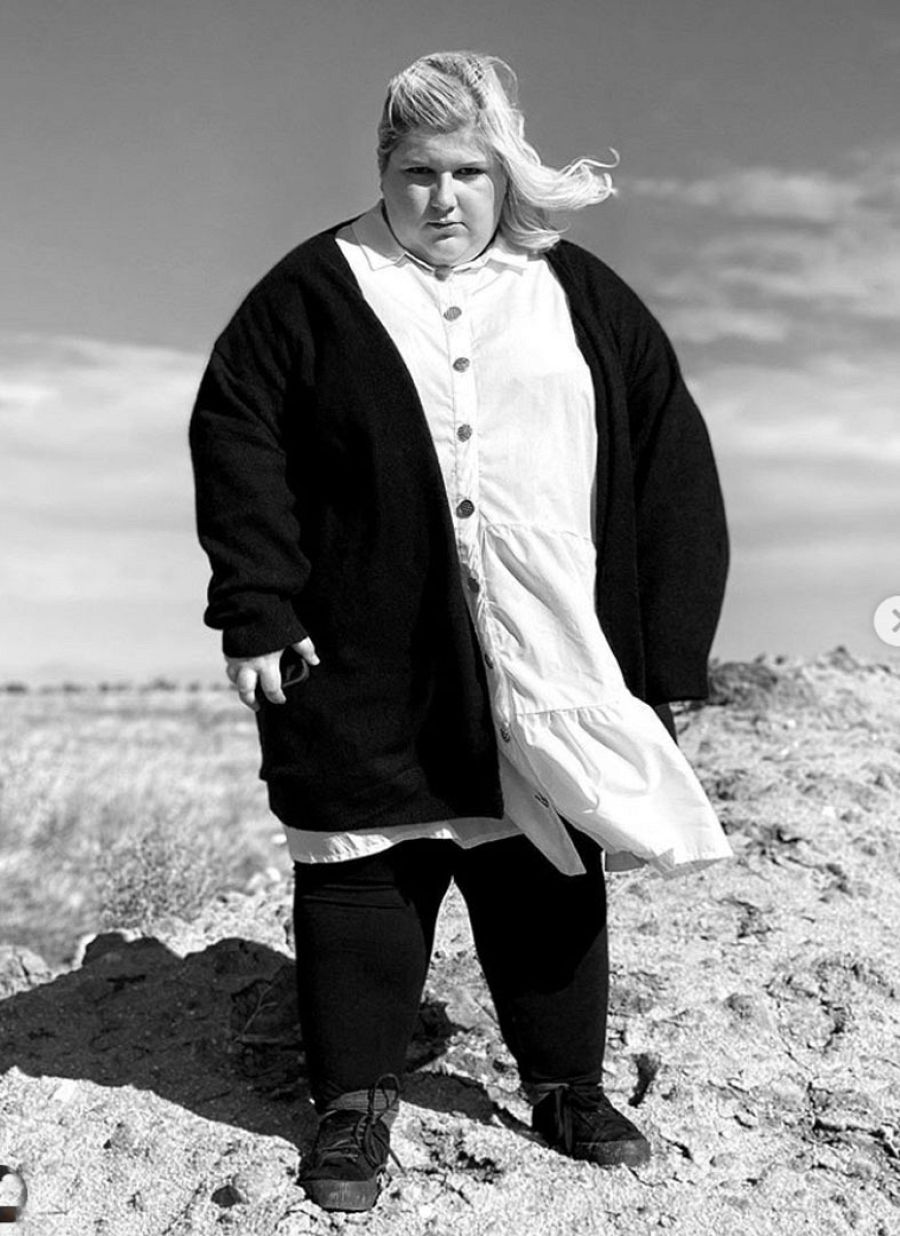 Esti Quesada, 'soyunapringada', en el set de 'Vamos Juan'