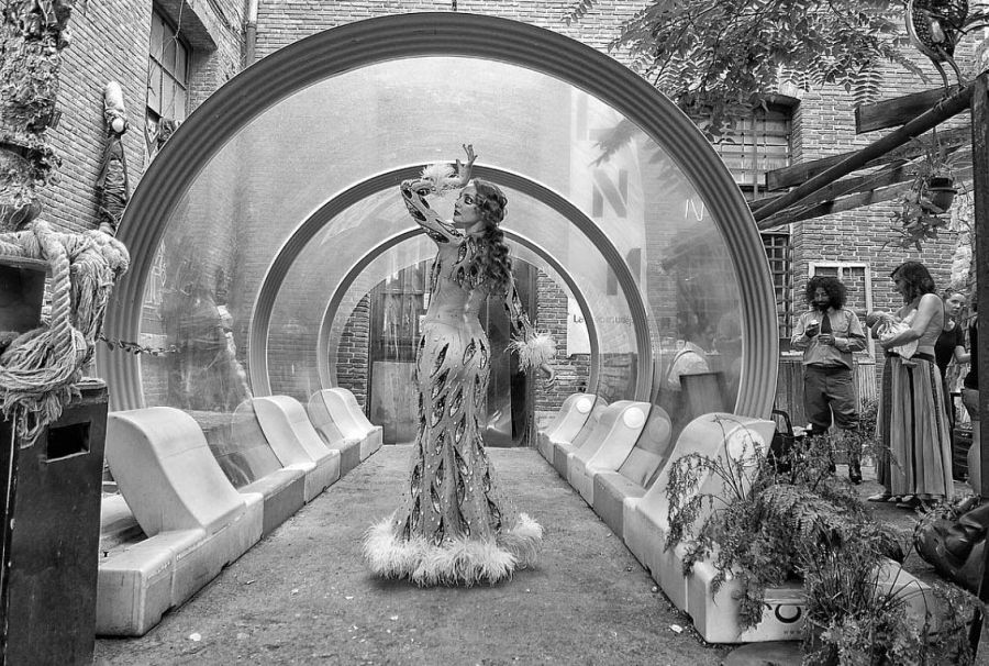 La actriz Cristina Castaño en la Neomudéjar