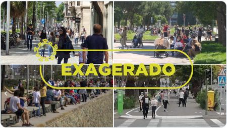 Es exagerado decir que se han producido aglomeraciones el primer día de desconfinamiento de los menores