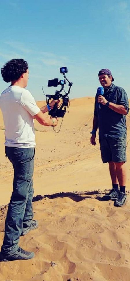 Cobertura del Rally de Marruecos con recursos de MoJo para Teledeporte.