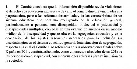 Comité sobre los Derechos de las Personas con Discapacidad de la ONU