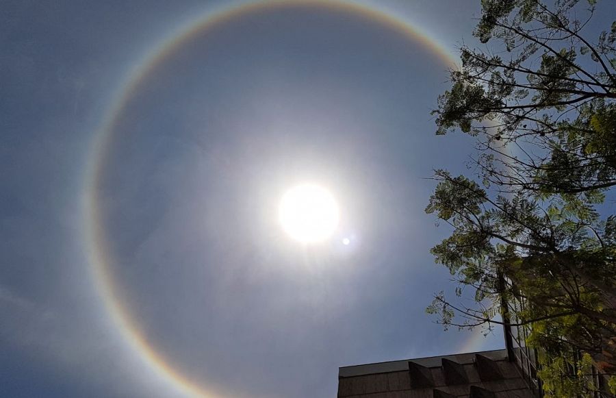 ¿Qué es un halo solar?