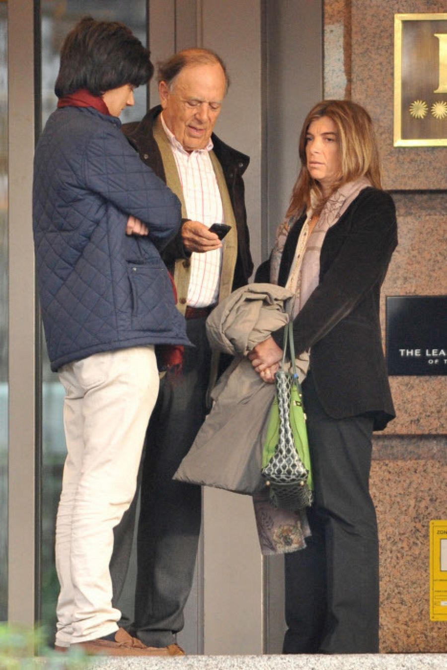 Carlos Falcó con sus hijos, Manuel y Xandra