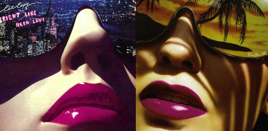 'Bright like neon love' (Cut Copy, 2004) y Lunada (Thalía, 2008)