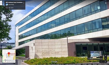 Captura de la fachada de la Bill & Melinda Gates Foundation en Google Maps.