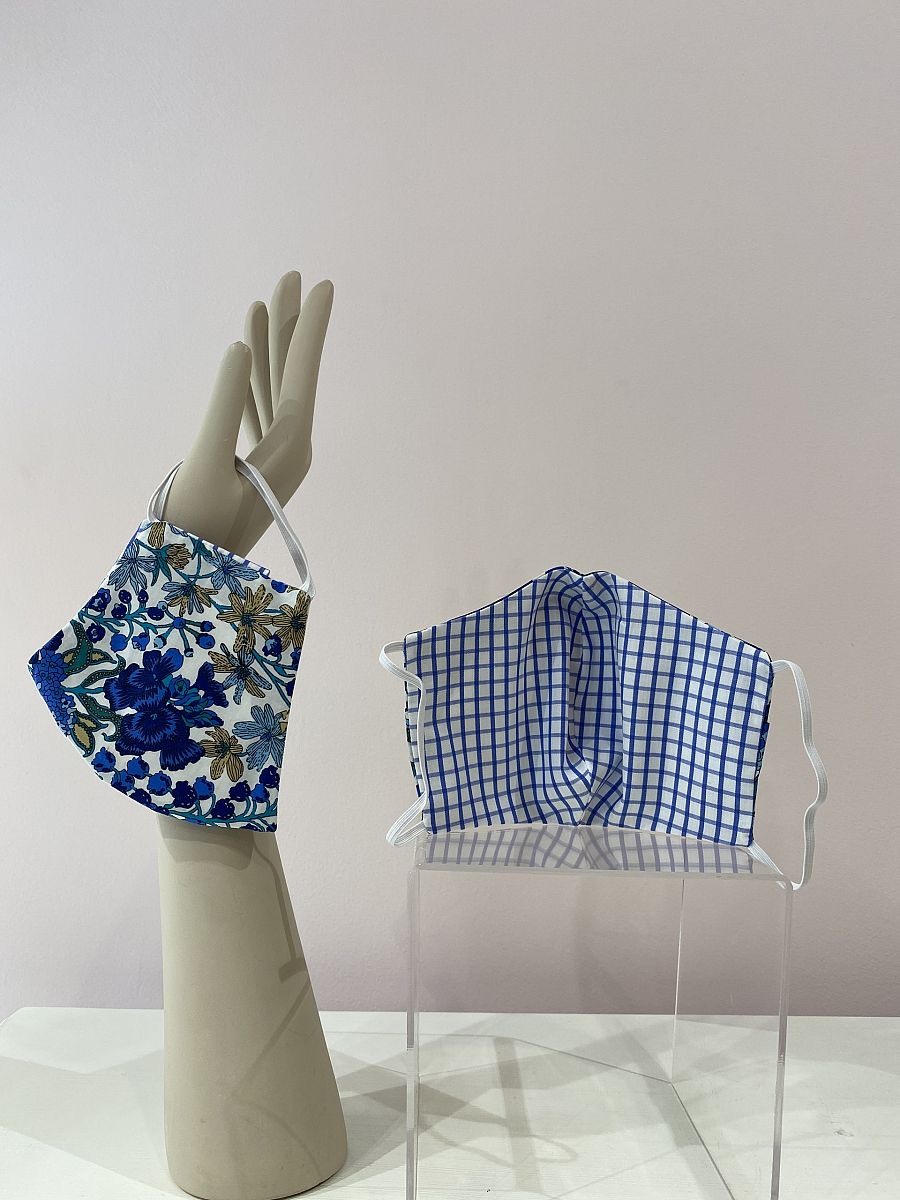 Mascarilla estampada de Alicia Rueda