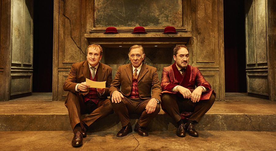 Los actroes José Pedro Carrión, Alfonso Lara y Fernando Cayo