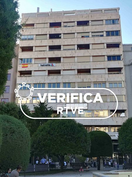 Fachada del edificio en el número 9 de la albaceteña plaza del Altozano