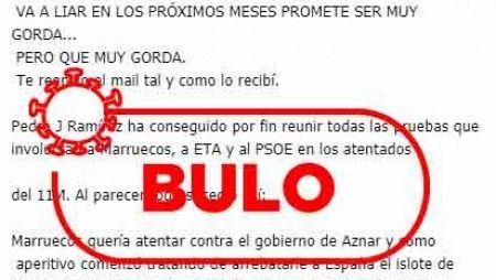 Captura del bulo que comenzó a circular en 2011 y se ha viralizado en 2013, 2014, 2017, 2018.y de nuevo en 2020.